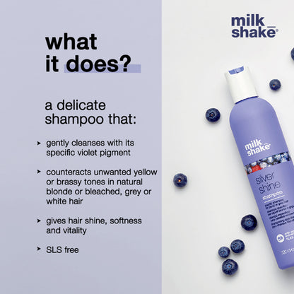 Milkshake Silver Shine Shampoo For Blond & Grey Hair