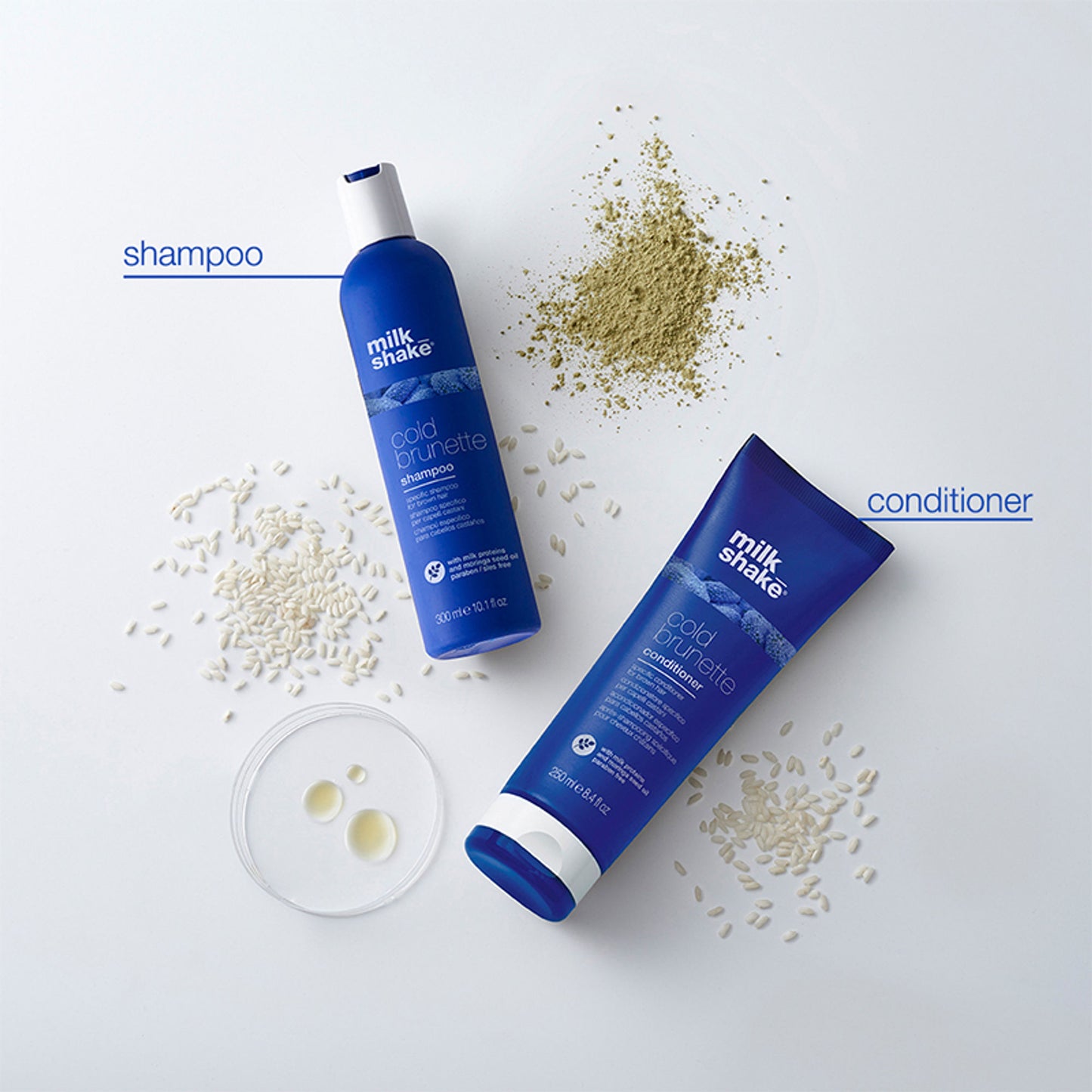 Milkshake Cold Brunette Shampoo For Brown & Dark Blond Hair
