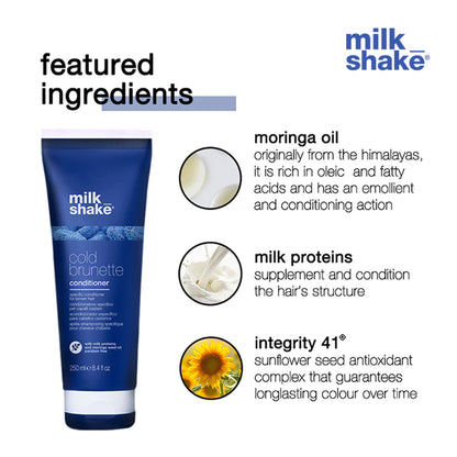 Milkshake Cold Brunette Conditioner For Brown & Dark Blond Hair