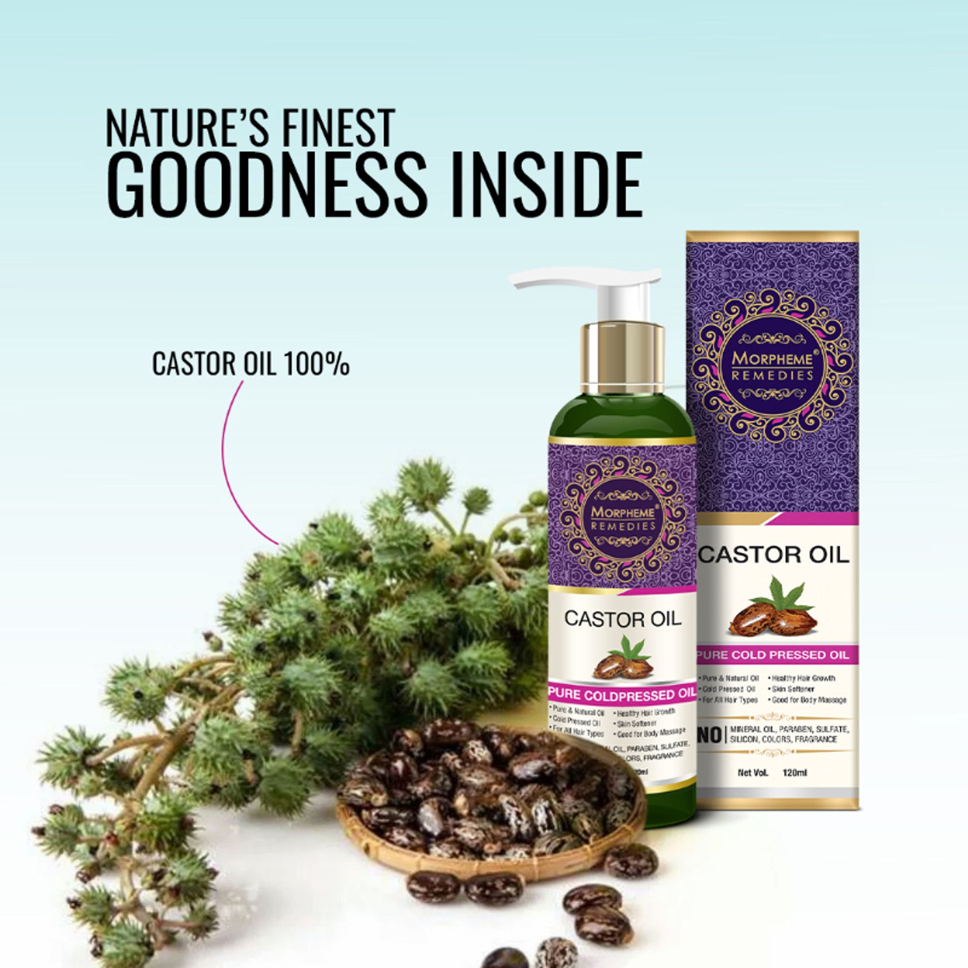 Morpheme Remedies Pure Coldpressed Castor Oil