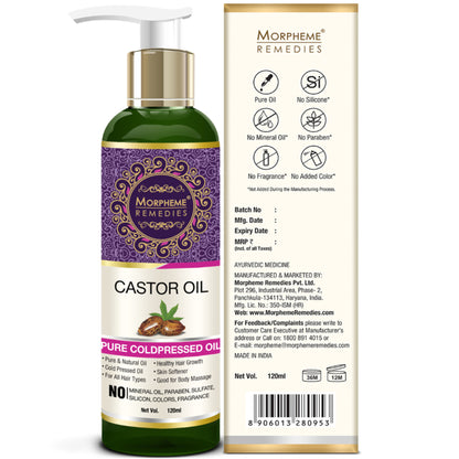 Morpheme Remedies Pure Coldpressed Castor Oil