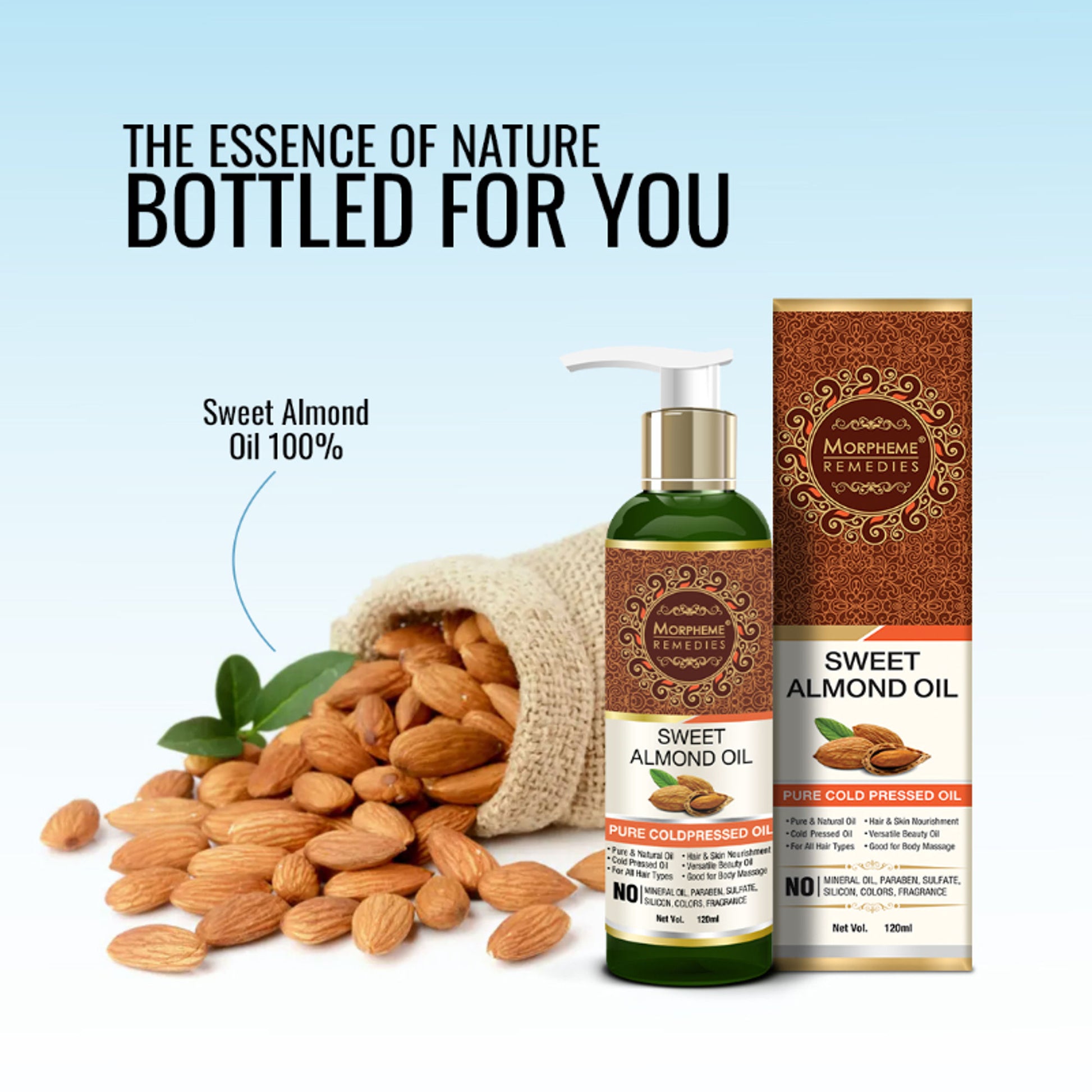 Morpheme Remedies Pure Coldpressed Sweet Almond Oil