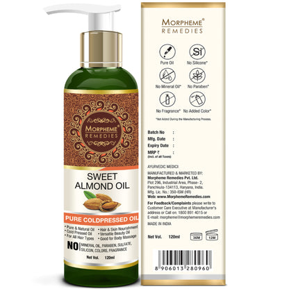 Morpheme Remedies Pure Coldpressed Sweet Almond Oil