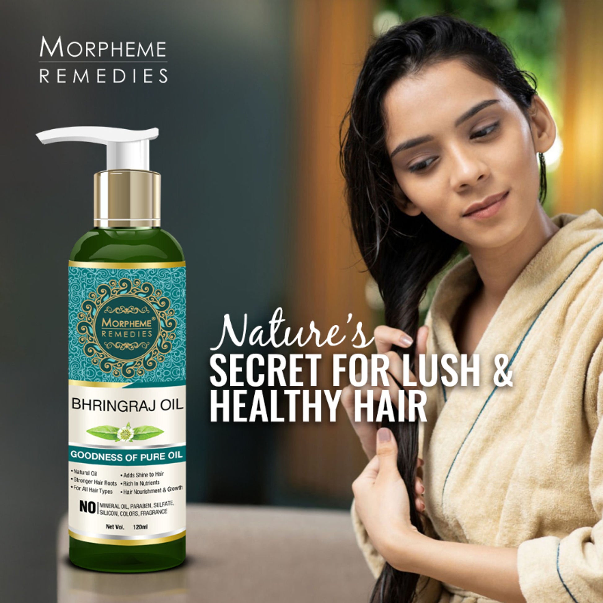 Morpheme Remedies Pure Coldpressed Bhringraj Hair Oil