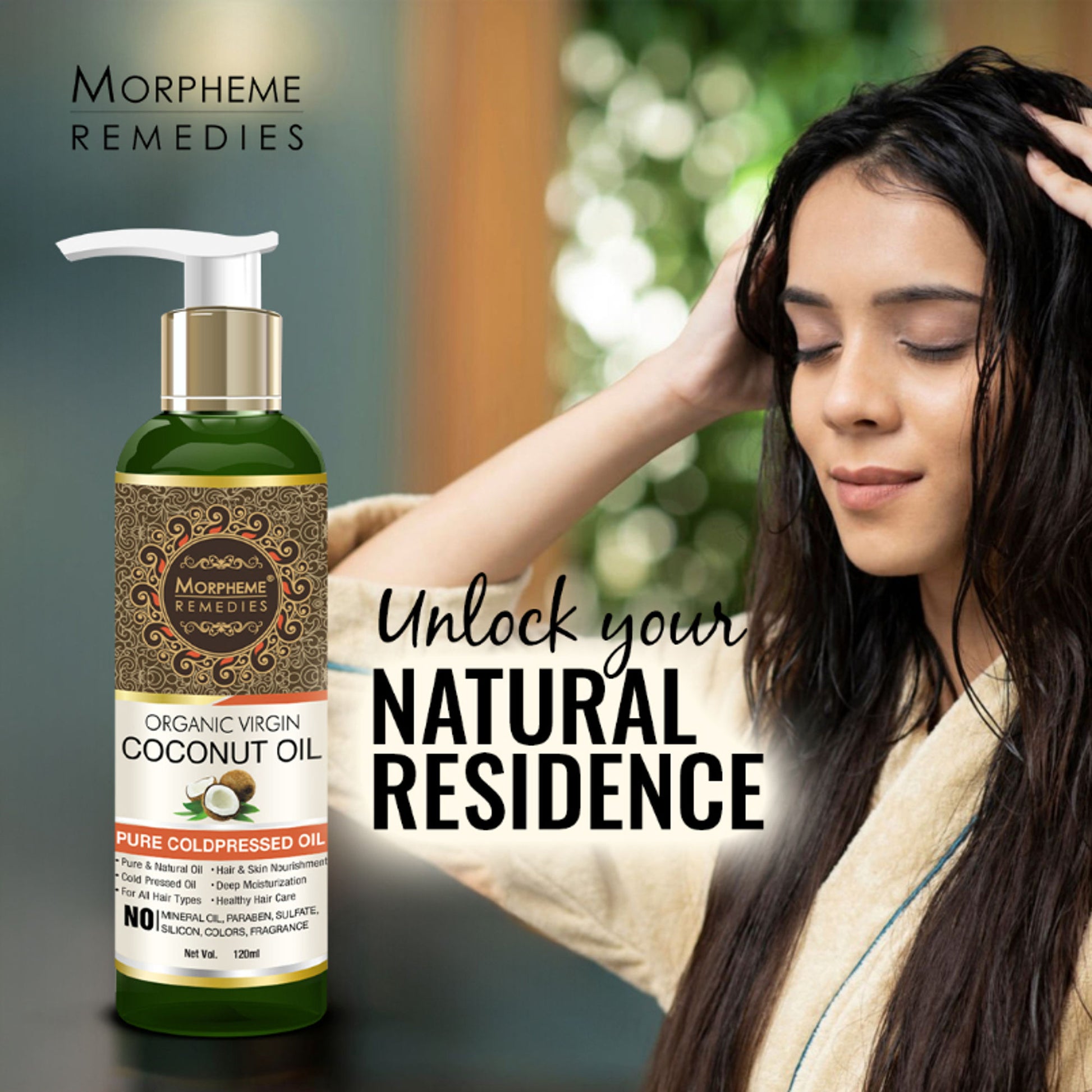 Morpheme Remedies Pure Coldpressed Organic Virgin Coconut Oil