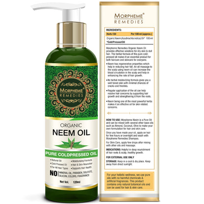 Morpheme Remedies Pure Coldpressed Organic Neem Oil