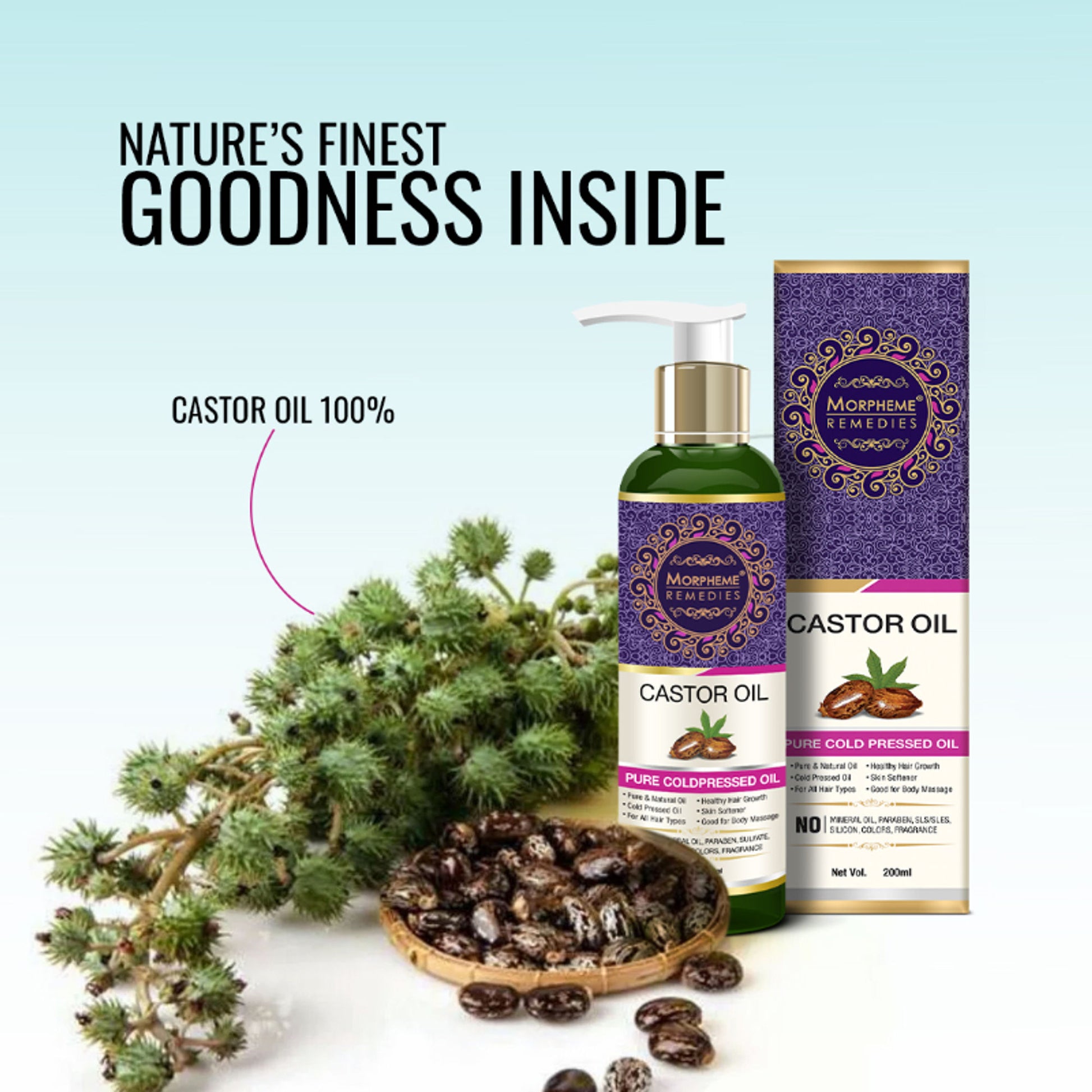 Morpheme Remedies Pure Coldpressed Castor Oil