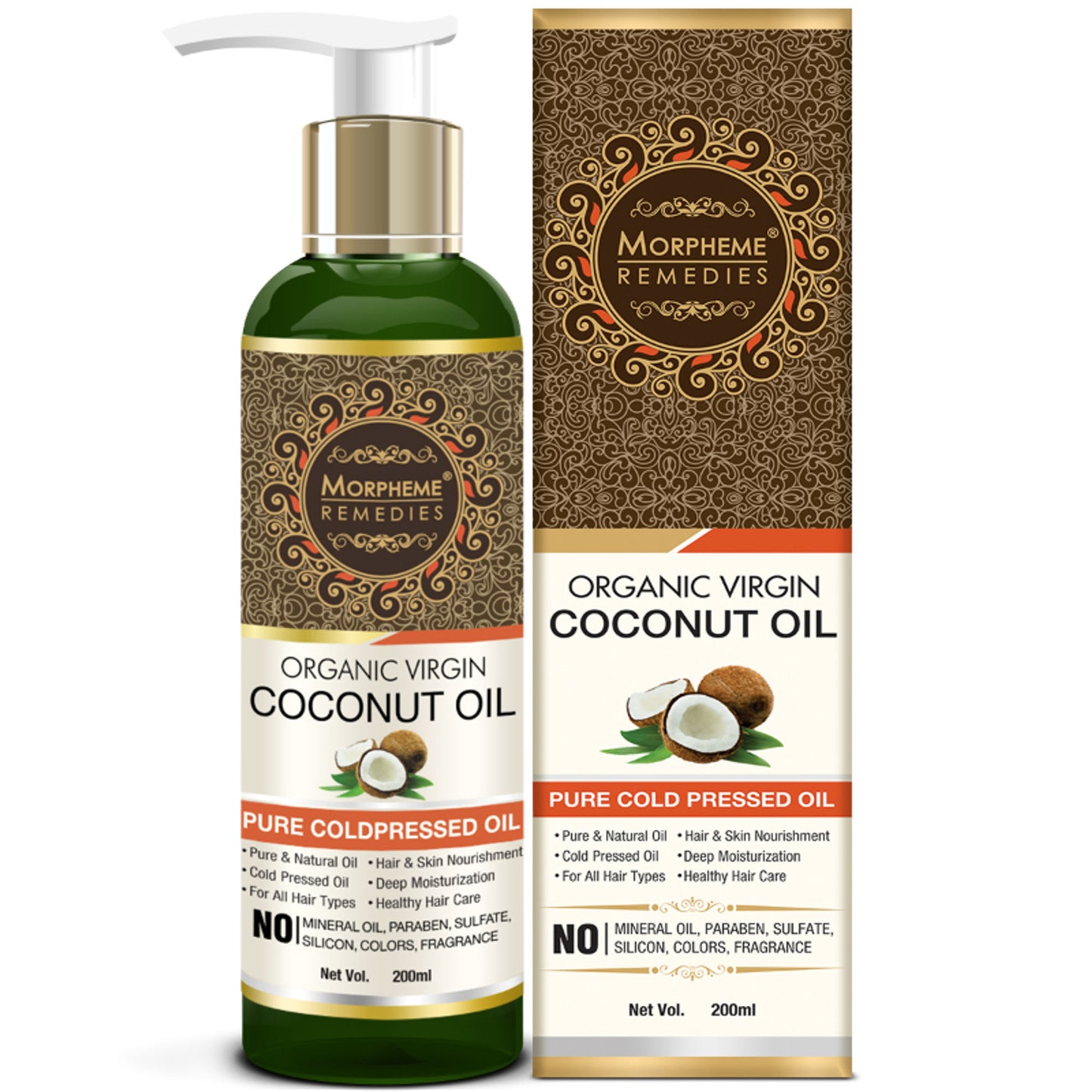 Morpheme Remedies Pure Coldpressed Organic Virgin Coconut Oil