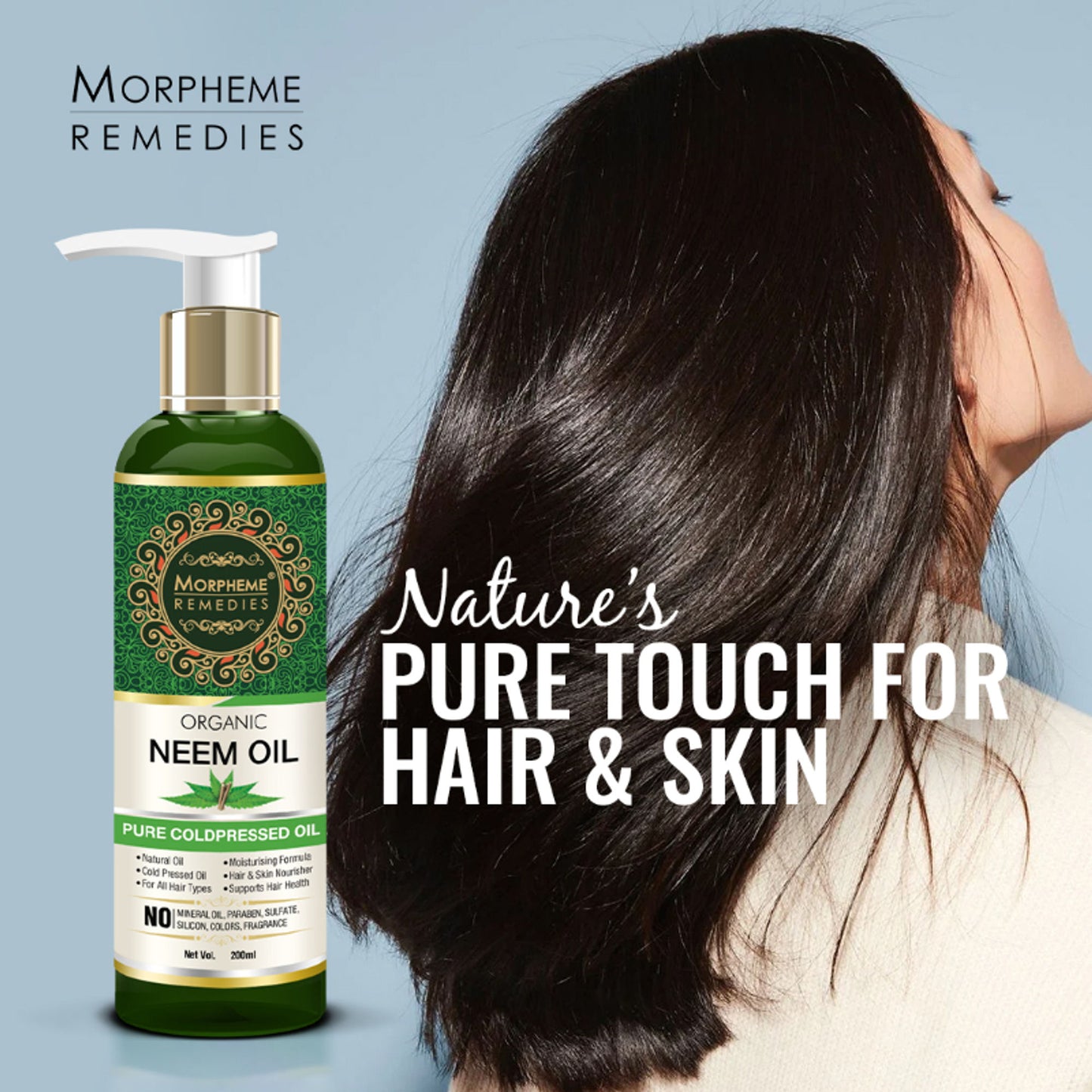 Morpheme Remedies Pure Coldpressed Organic Neem Oil