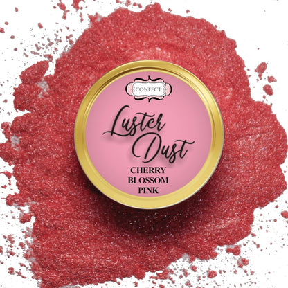 Confect Edible Luster Dust – Pack of 5 | Sangria Red, Mauve, Cherry Blossom, Two Tone, Wine Red |