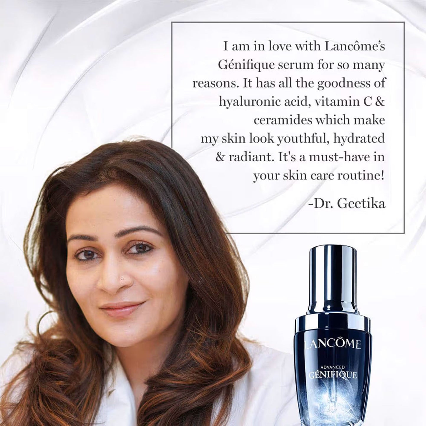 Lancome Advanced Genifique Youth Activating Serum For Skin Repair Suited for Indian Skin