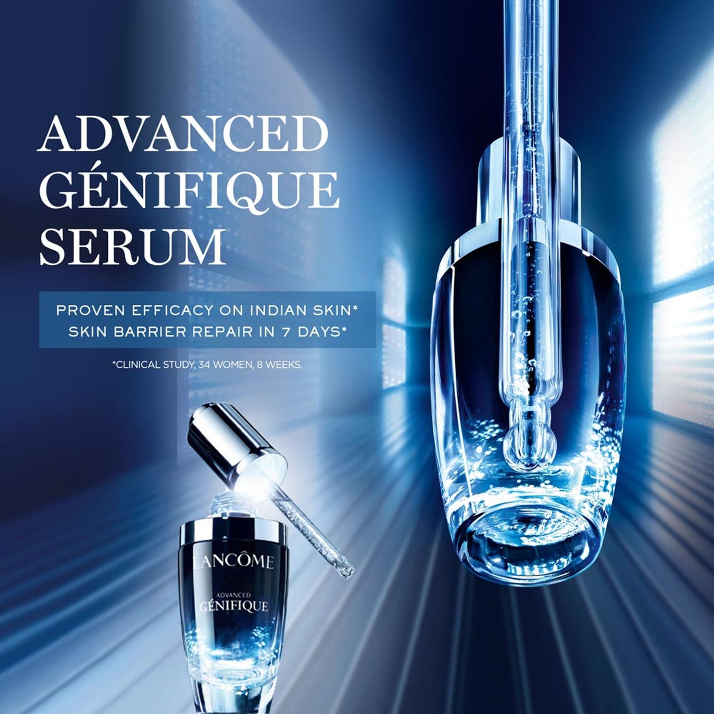 Lancome Advanced Genifique Youth Activating Serum For Skin Repair Suited for Indian Skin
