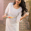 Dhiyona IE Women Geometric Embroidered Sequinned Kurta
