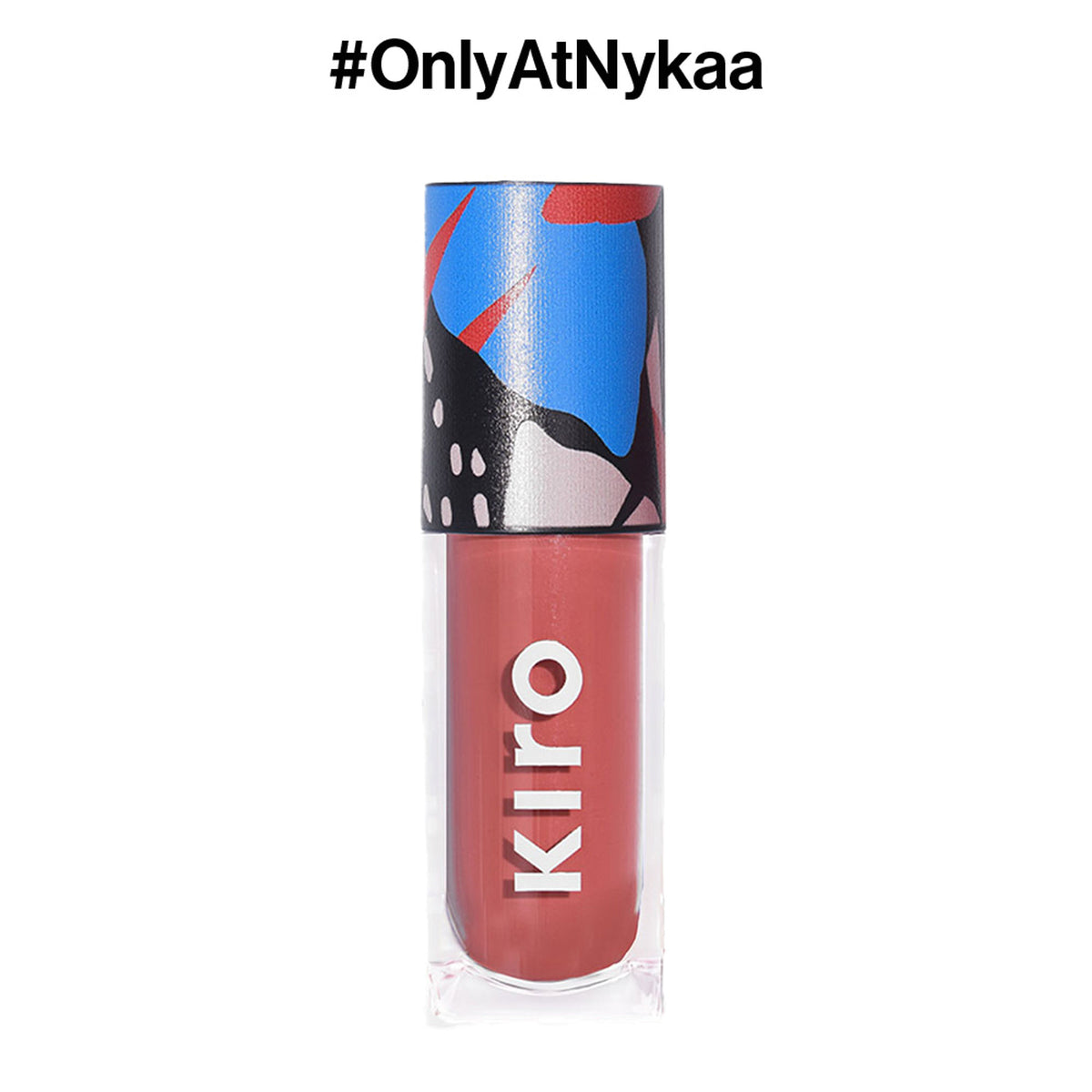 KIRO Afterglow Lip & Cheek Tint in Rose Apple, showing the sleek tube and vibrant pink shade of the product.