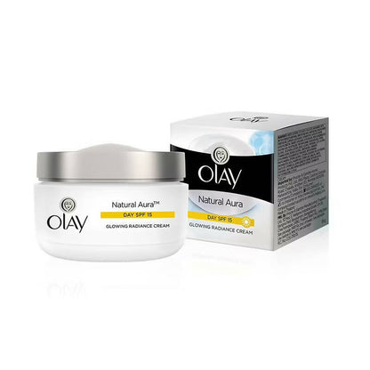 Olay Natural Aura Glowing Radiance Day Cream SPF 15 - Indyancart