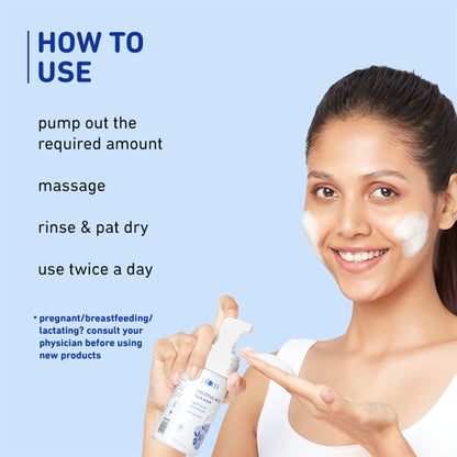 Plum Salicylic Acid Foaming Face Wash - Fights Active Acne & Controls Oil For Smooth Skin