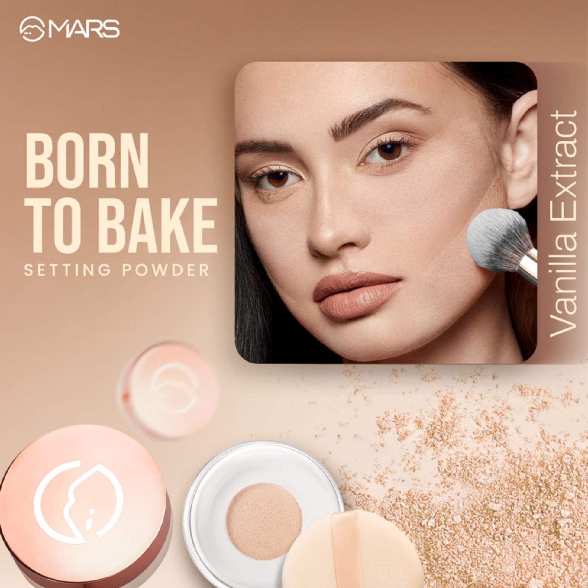 MARS Born To Bake Setting Loose Powder - Vanilla Extract