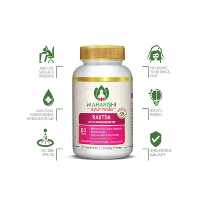 Maharishi Ayurveda Raktda Iron Tablets