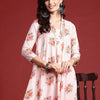 Indyancart IE Women Floral Printed Floral Kurta