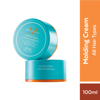 Moroccanoil Molding Cream | Argan Oil Styling Cream for Texture, Definition & Flexible Hold Hair
