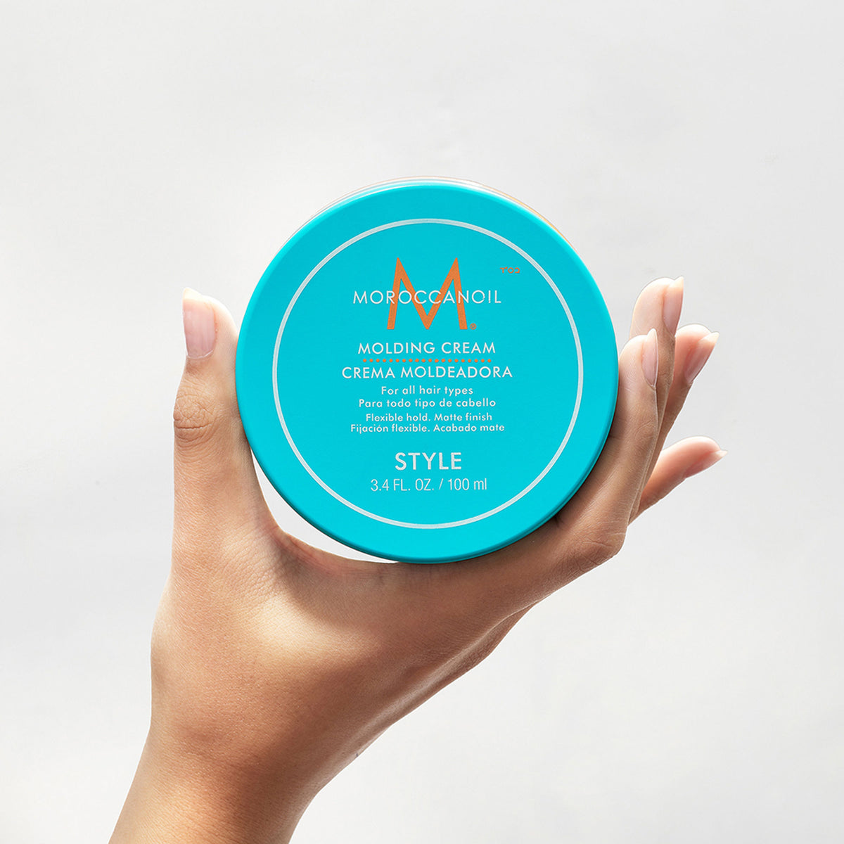 Moroccanoil Molding Cream | Argan Oil Styling Cream for Texture, Definition & Flexible Hold Hair