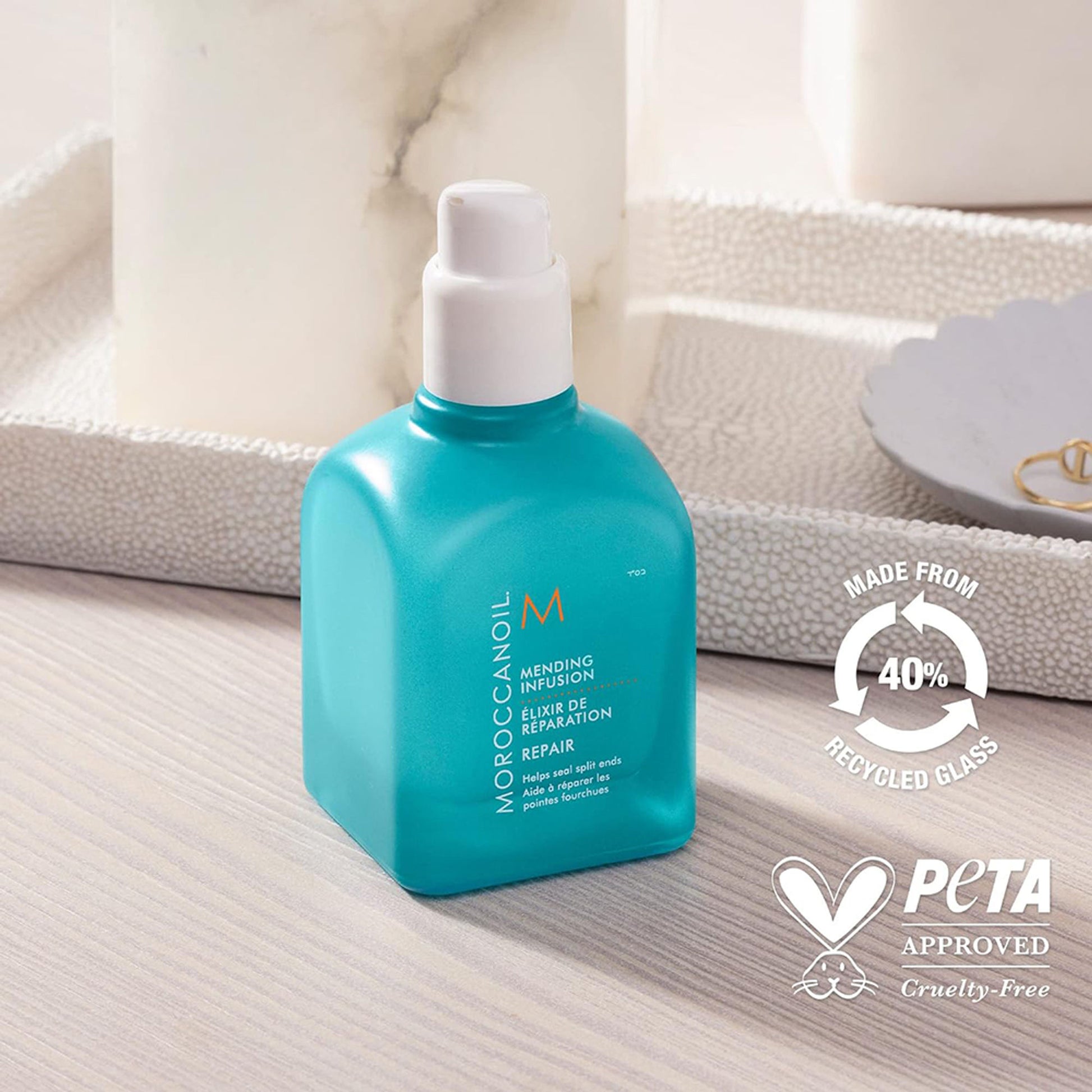 Moroccanoil Mending Infusion with Argan Oil Leave-in Finishing Serum to Help Seal Split Ends