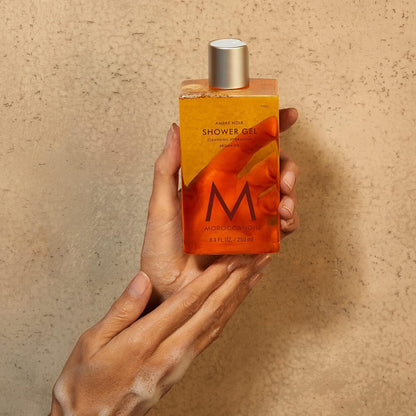 Moroccanoil Shower Gel Ambre Noir Argan Oil-Infused for Gently Cleanses, Hydrates & Softens Skin