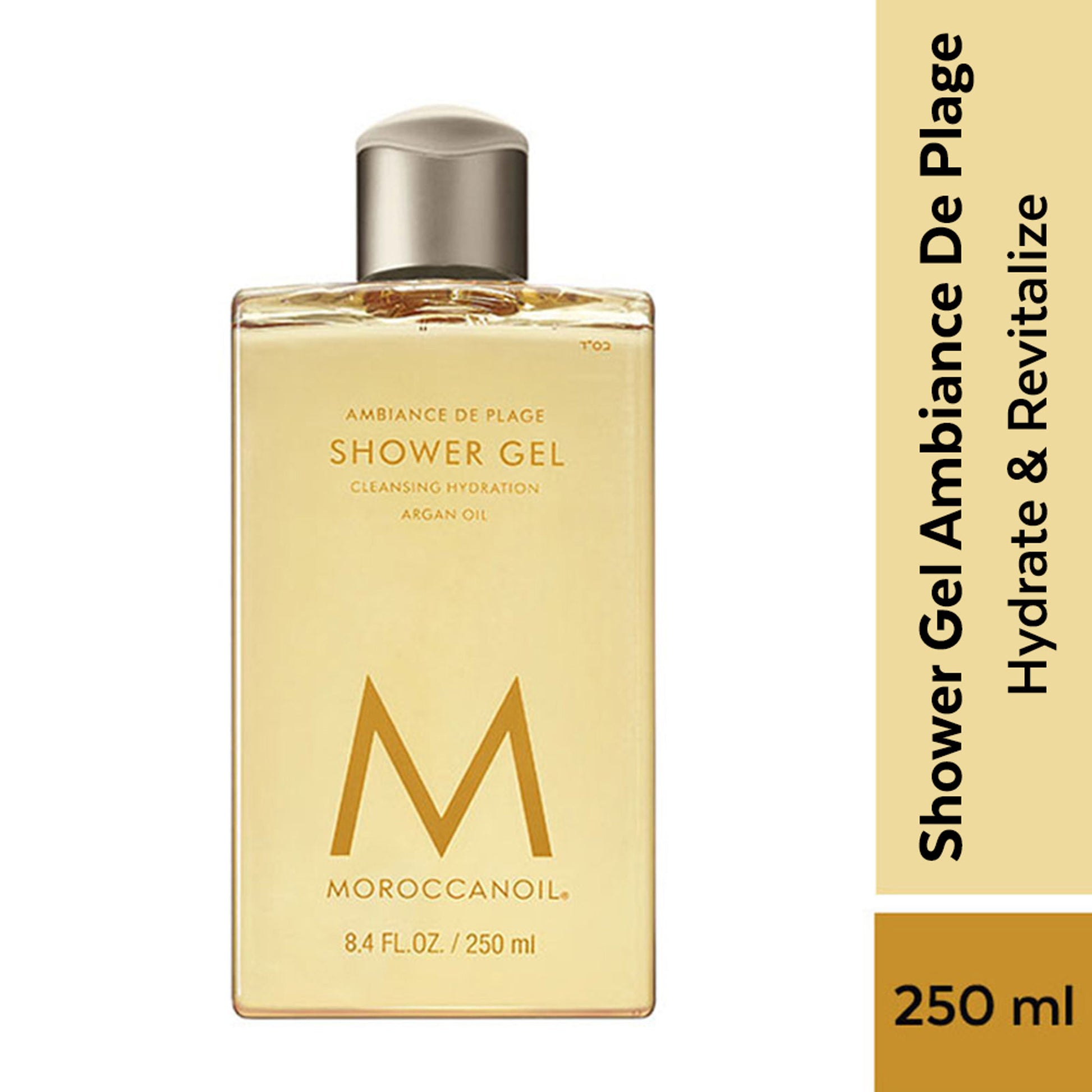 Moroccanoil Shower Gel Ambiance de Plage | Argan Oil | Hydrates & Softens with Gardenia & Coconut