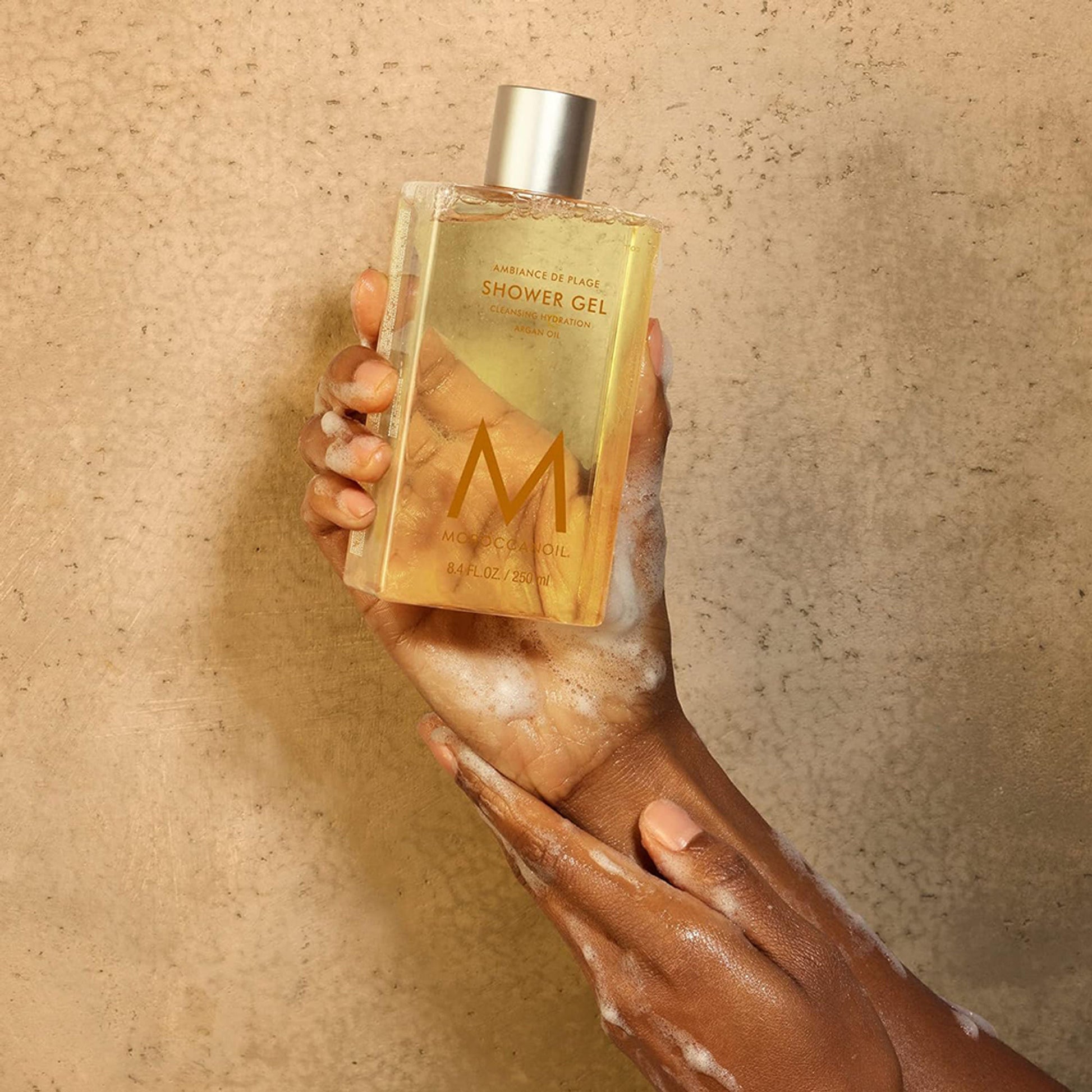 Moroccanoil Shower Gel Ambiance de Plage | Argan Oil | Hydrates & Softens with Gardenia & Coconut