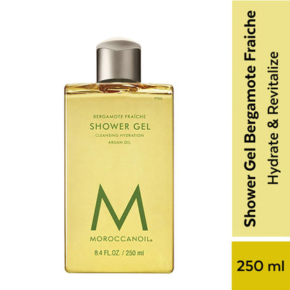 Moroccanoil Shower Gel Bergamote Fraiche|Argan Oil|Refreshing Citrus Cleanse Hydration Revives Skin