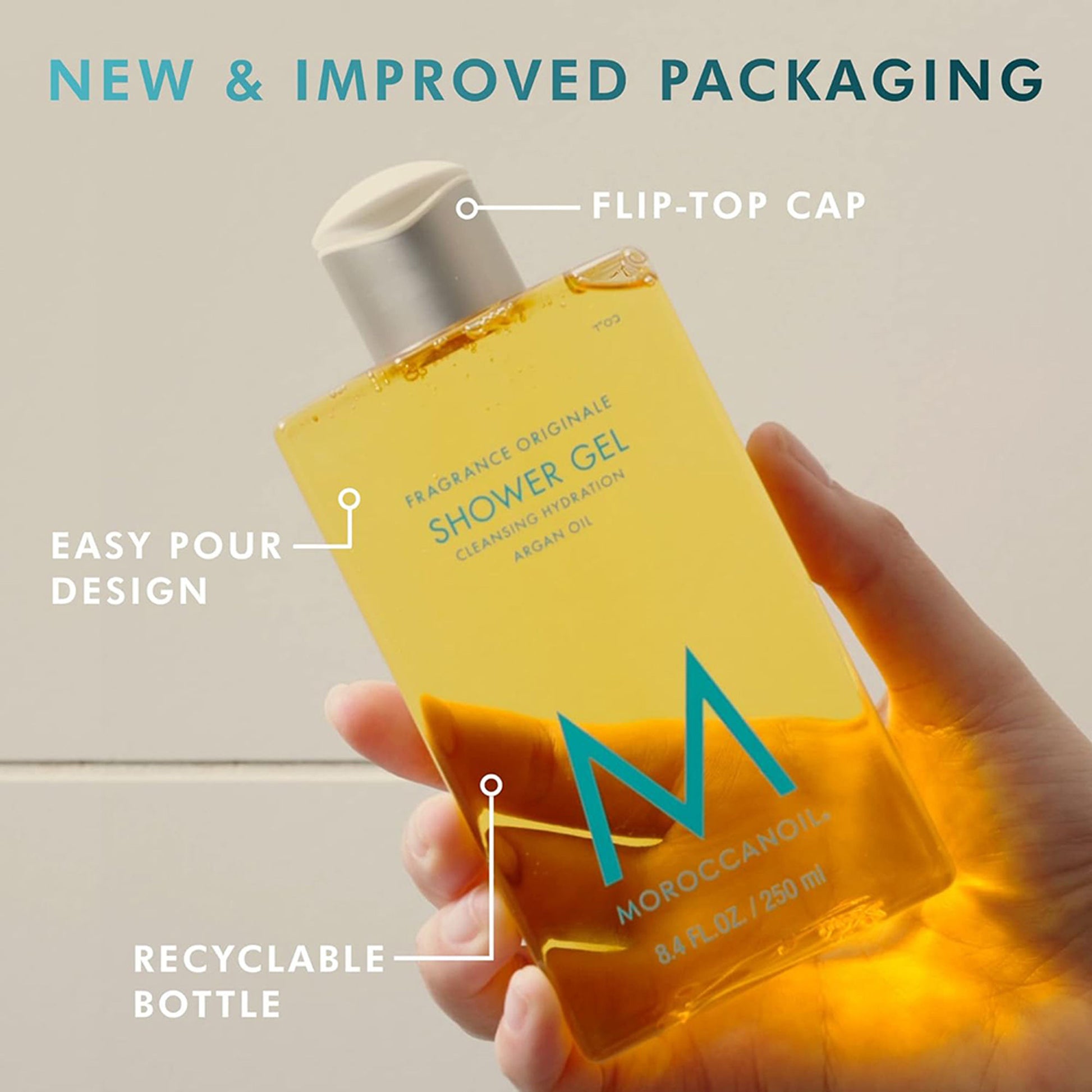 Moroccanoil Shower Gel Fragrance Originale | Argan Oil | Nourishing, Hydrating Cleanser Body Wash