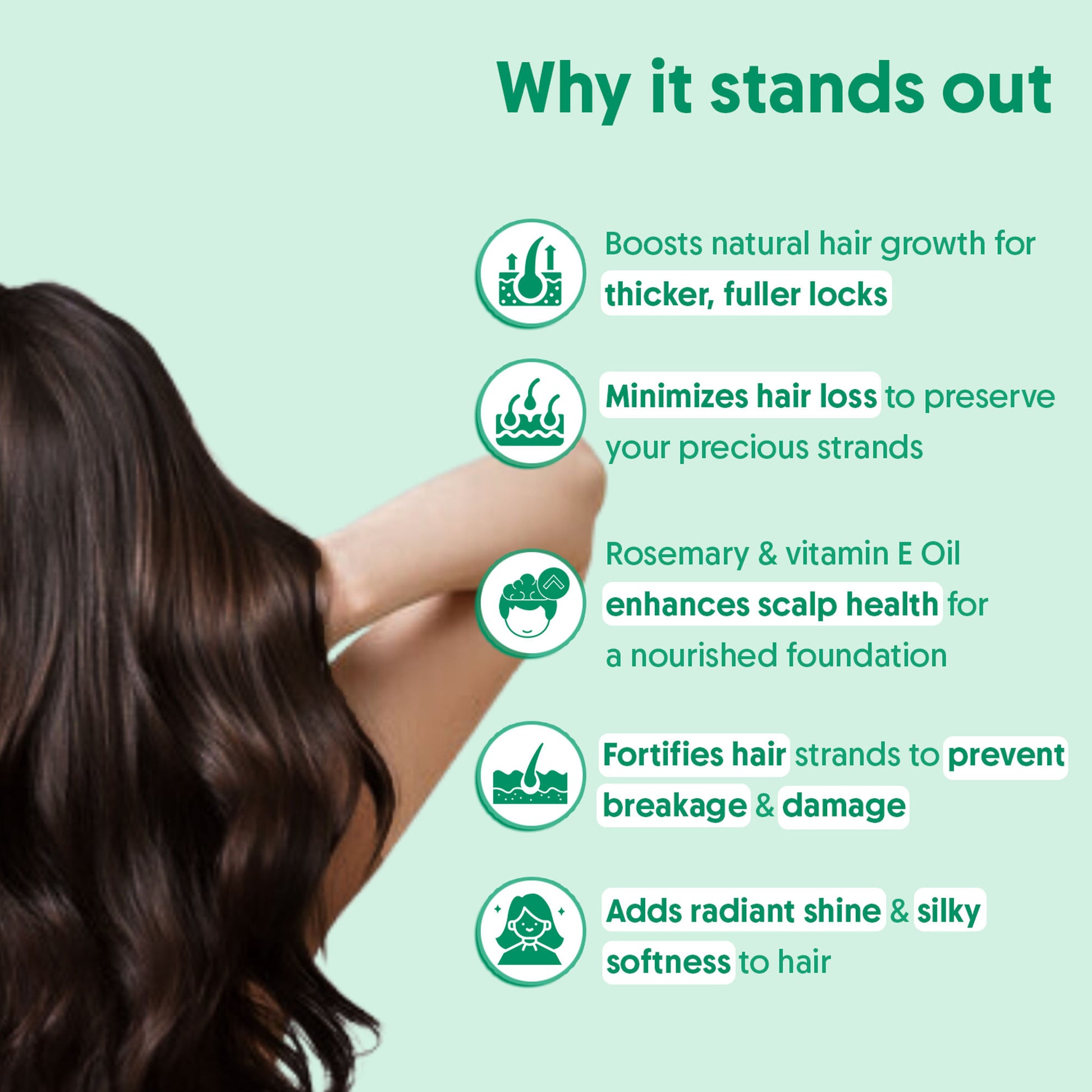 Aravi Organic Rosemary Lavender Hair Oil For Hair Growth & Hair Fall Control, 100% Pure & Natural