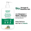 Aravi Organic Rosemary Shampoo For Hair Fall Control, Methi & Hibiscus, Oily Scalp & Frizzy Hair