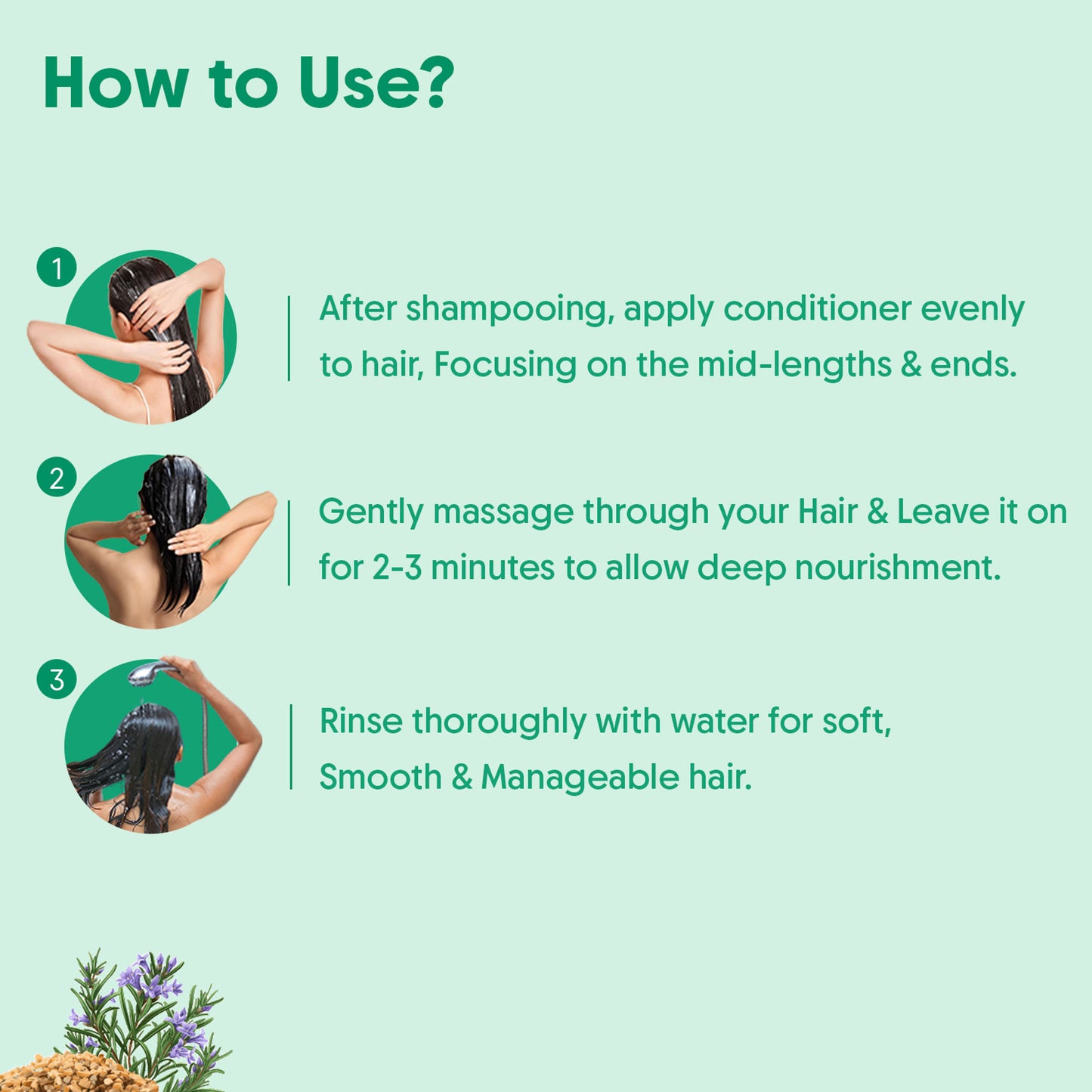 Aravi Organic Anti-Hairfall Rosemary Conditioner, Methi & Hibiscus, For Dry & Frizzy Hair