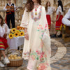 Dhiyona IE Floral Embroidered Kurta With Trousers & Dupatta