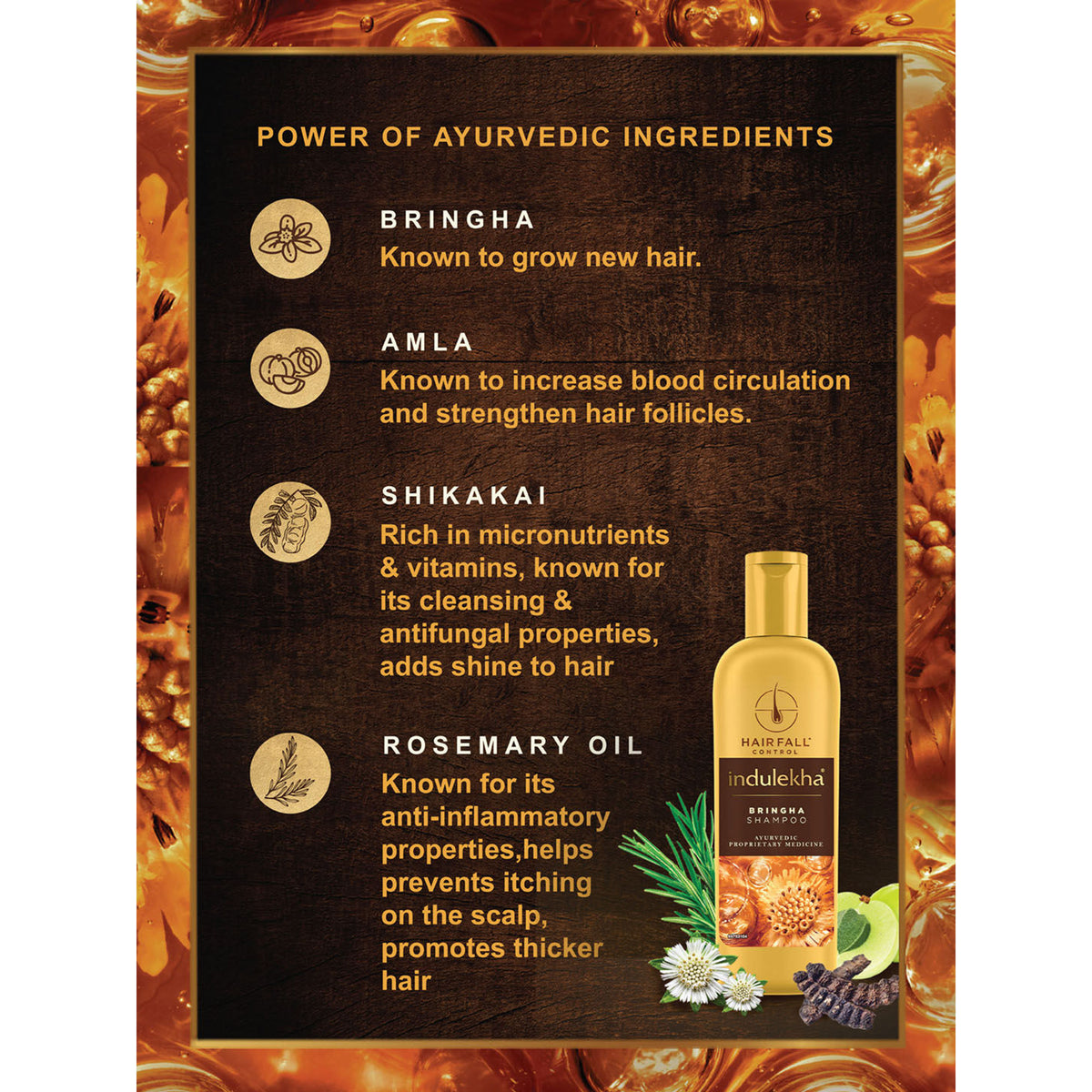 Indulekha Bringha Hair Anti-Hairfall Shampoo