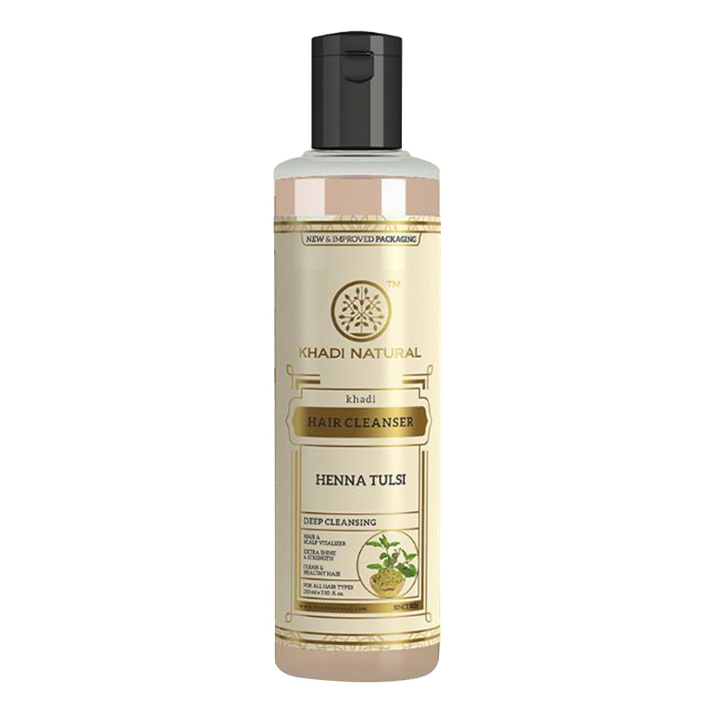Khadi Natural Henna Tulsi Hair Cleanser/Shampoo Hair & Scalp Vitalizer