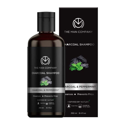 The Man Company Charcoal Shampoo With Pepper Mint & Charcoal