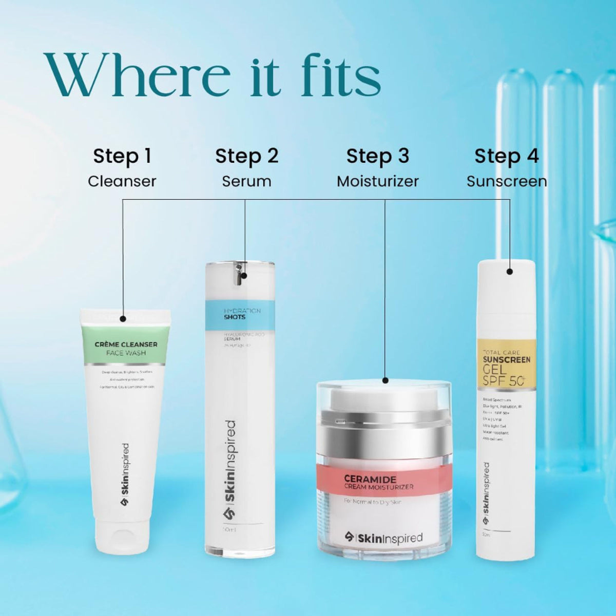 SkinInspired Hydration Shots Hyaluronic Acid Serum