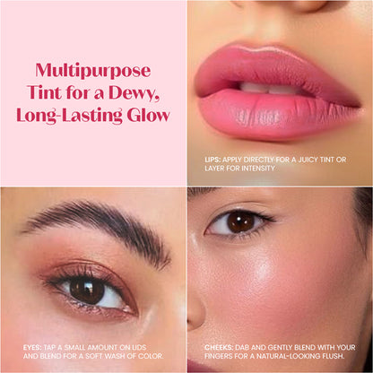 ETUDE Dear Darling Water Gel Lip and Cheek Tint Lipstick - Tomato Ade