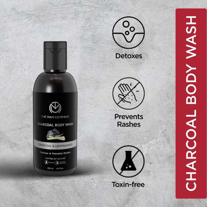The Man Company Charcoal Body Wash With Lemongrass & Cinnamon