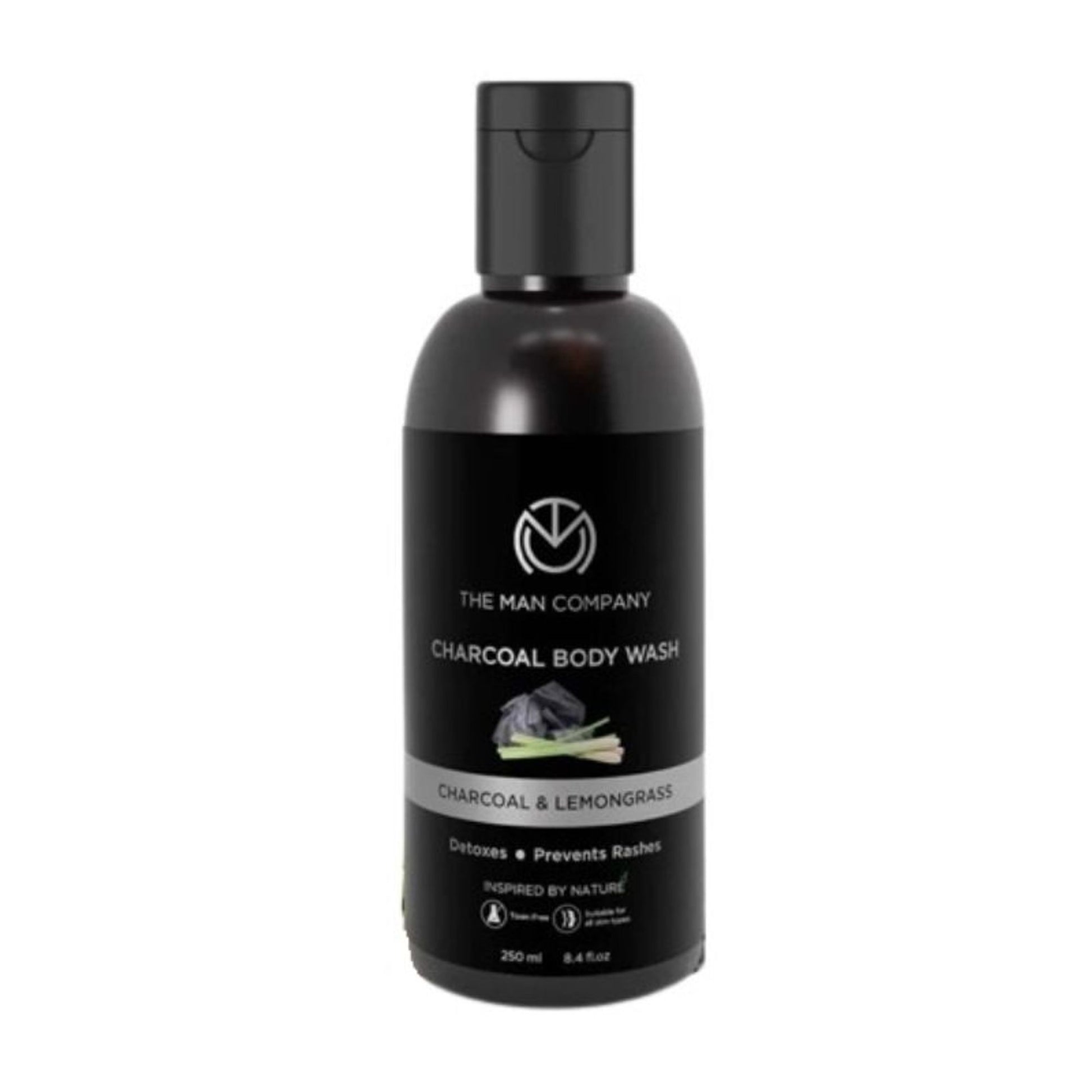 The Man Company Charcoal Body Wash With Lemongrass & Cinnamon