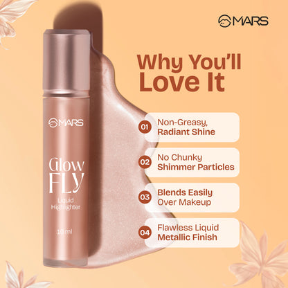 MARS Glow Fly Liquid Highlighter - 01-Winged Rose