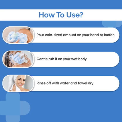 The Derma Co 1% Salicylic Body Wash for Body Acne with Glycolic Acid