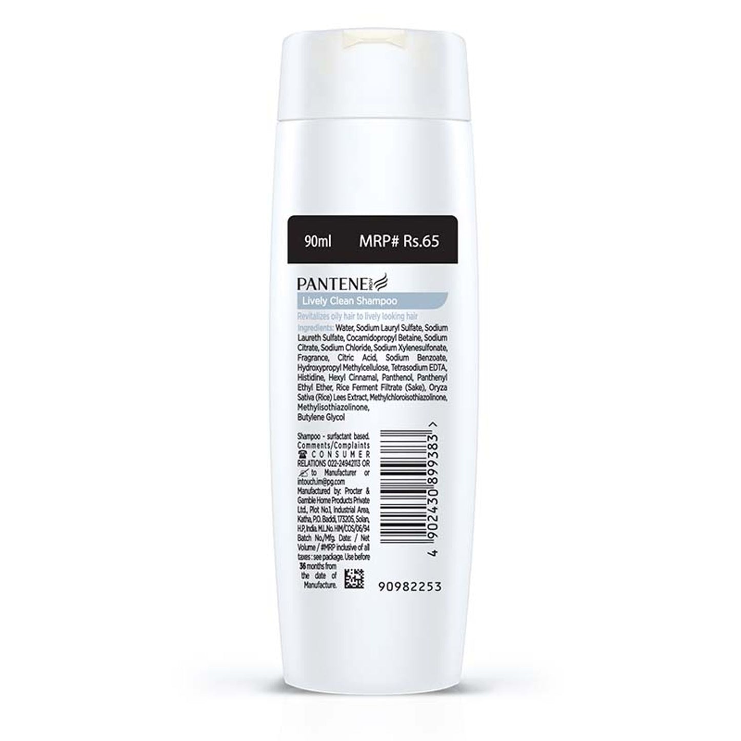 Pantene Advanced Hair Care Solution Lively Clean Shampoo