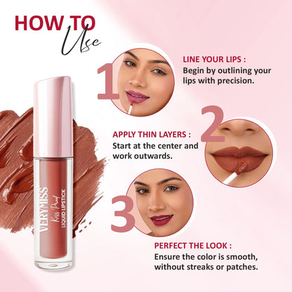 VERYMISS Kiss Proof Liquid Lipstick - 02 Blush