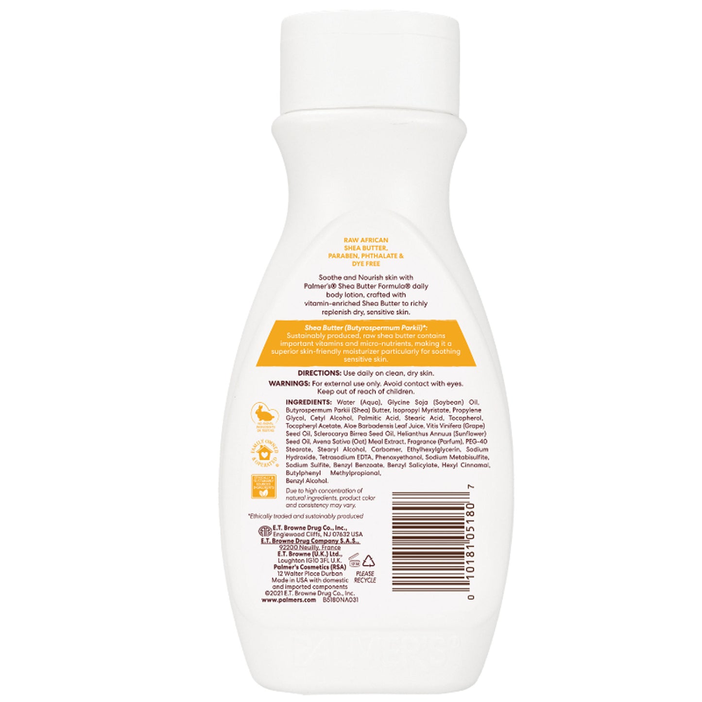 Palmer's Raw Shea Body Lotion For Moisturizing Dry Skin