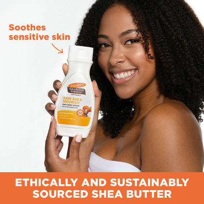 Palmer's Raw Shea Body Lotion For Moisturizing Dry Skin