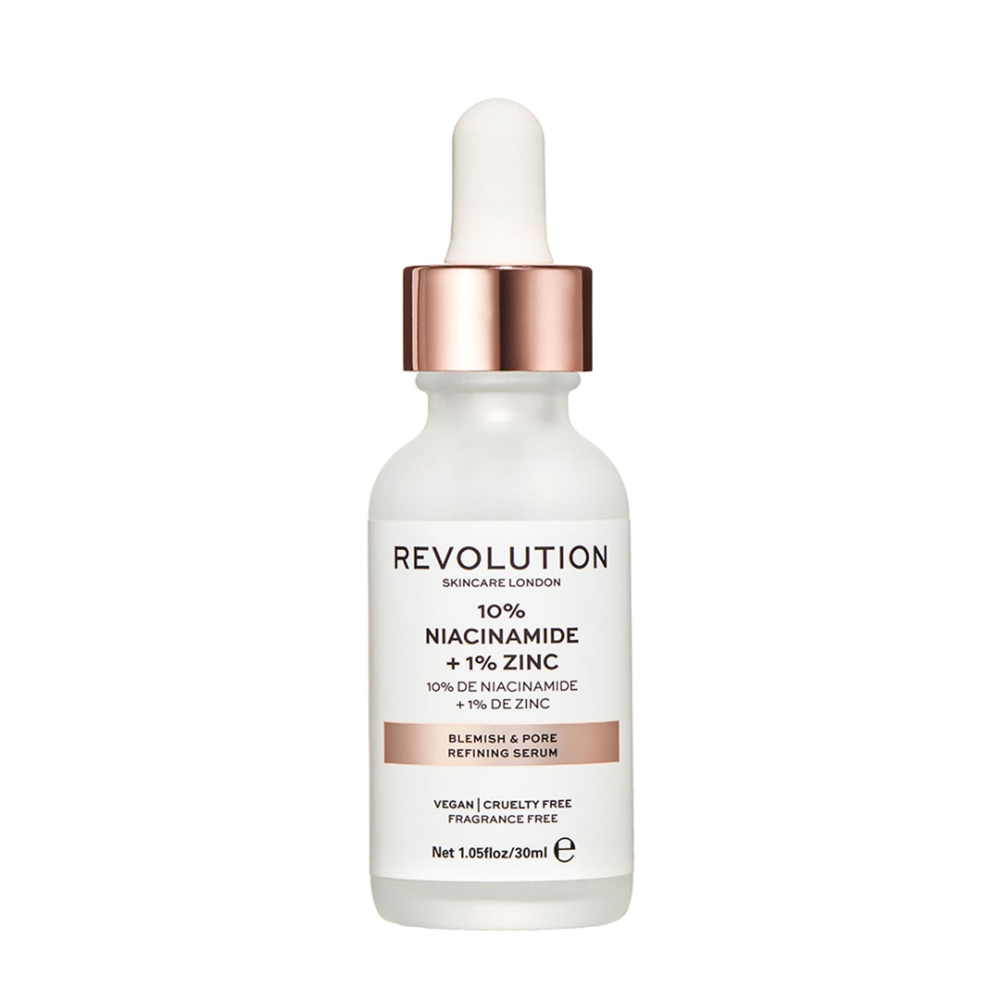 Makeup Revolution Skincare Blemish and Pore Refining Serum - 10% Niacinamide + 1% Zinc