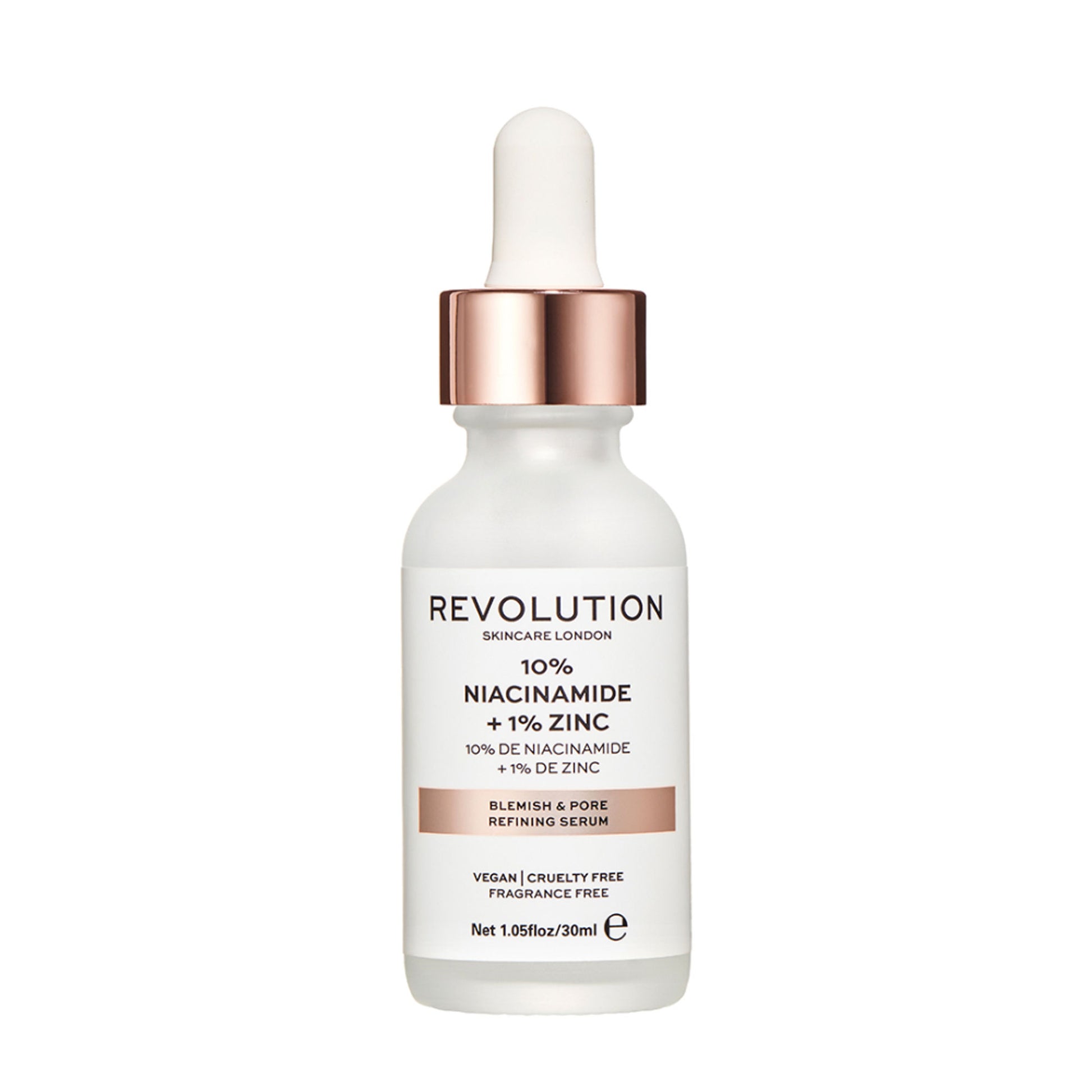 Makeup Revolution Skincare Blemish and Pore Refining Serum - 10% Niacinamide + 1% Zinc